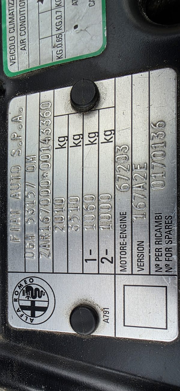 Alfa 155 Q4   1/110 - Slika 26
